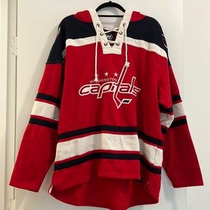 Washington Capitals Hockey Jersey Sweatshirt XL